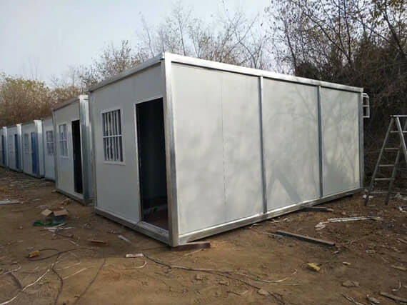 3米面開(kāi)門(mén)的住人集裝箱活動(dòng)房圖