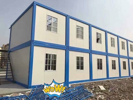 工地集裝箱活動(dòng)房圖